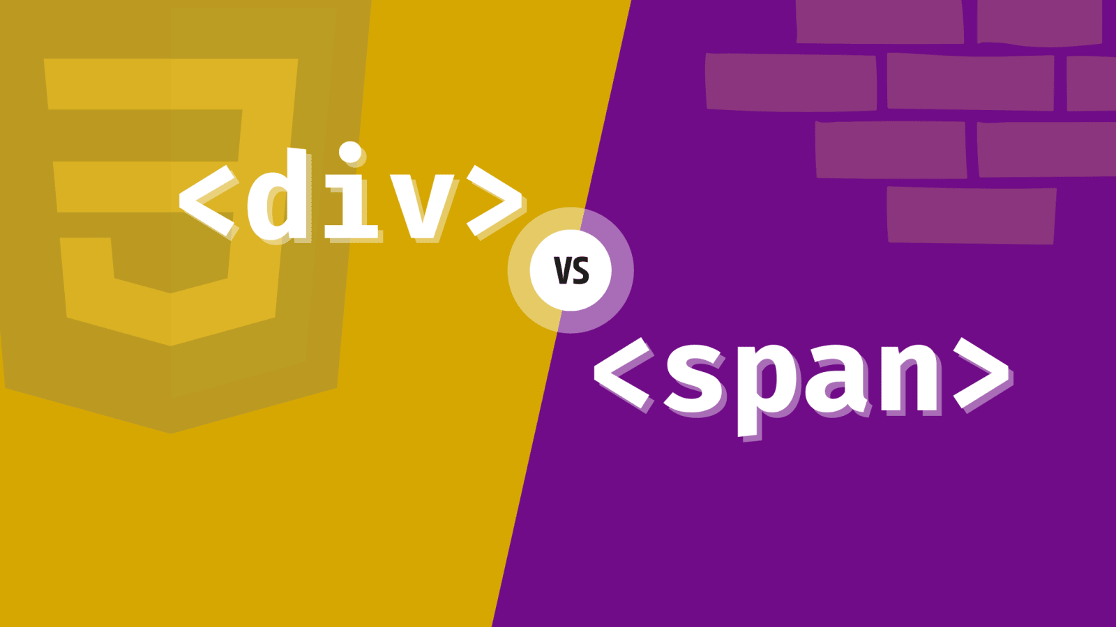 Differences between Div and Span in HTML